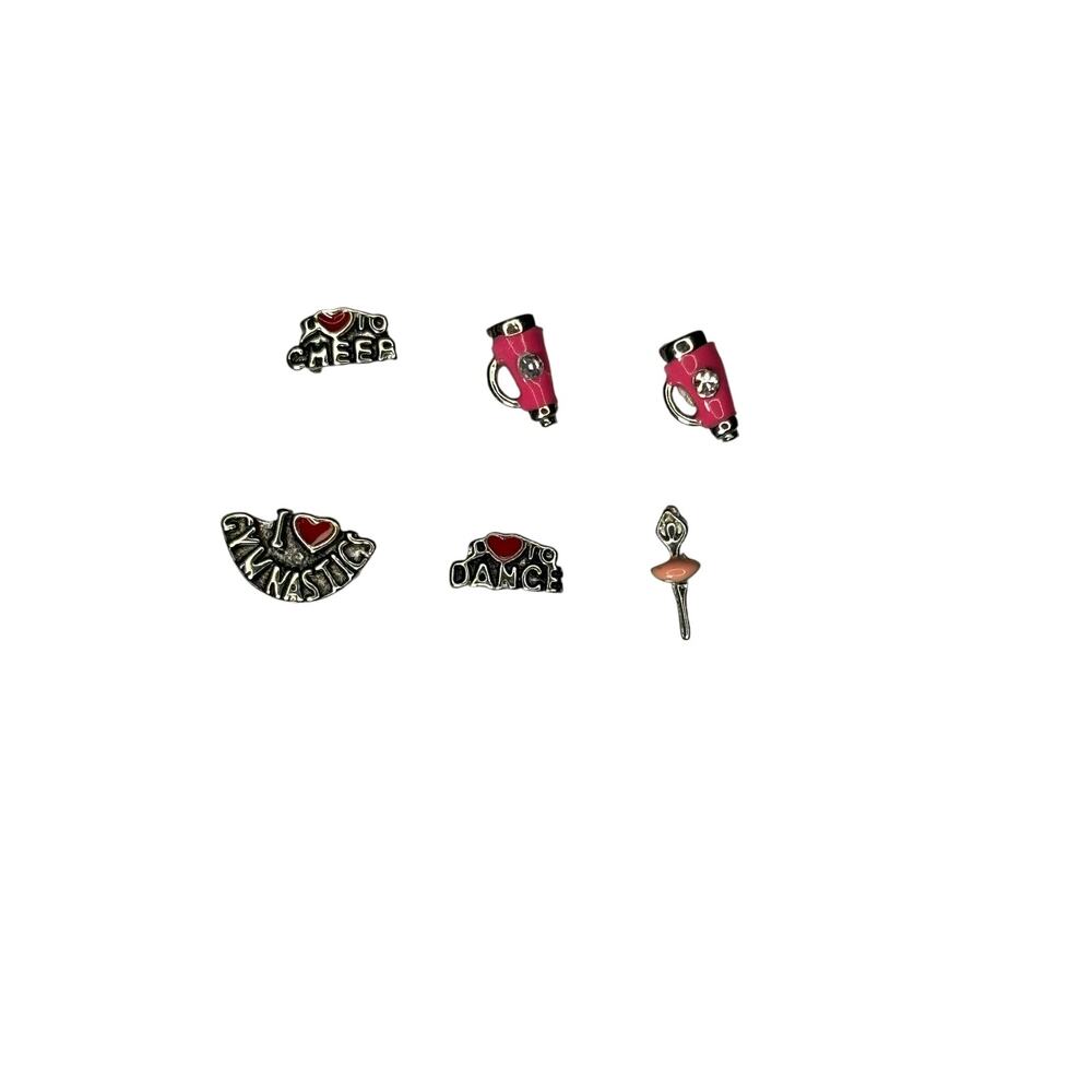 NEW Floating Charm Lot- DANCE/CHEER, South Hill Designs, Custom Jewelry, Locket